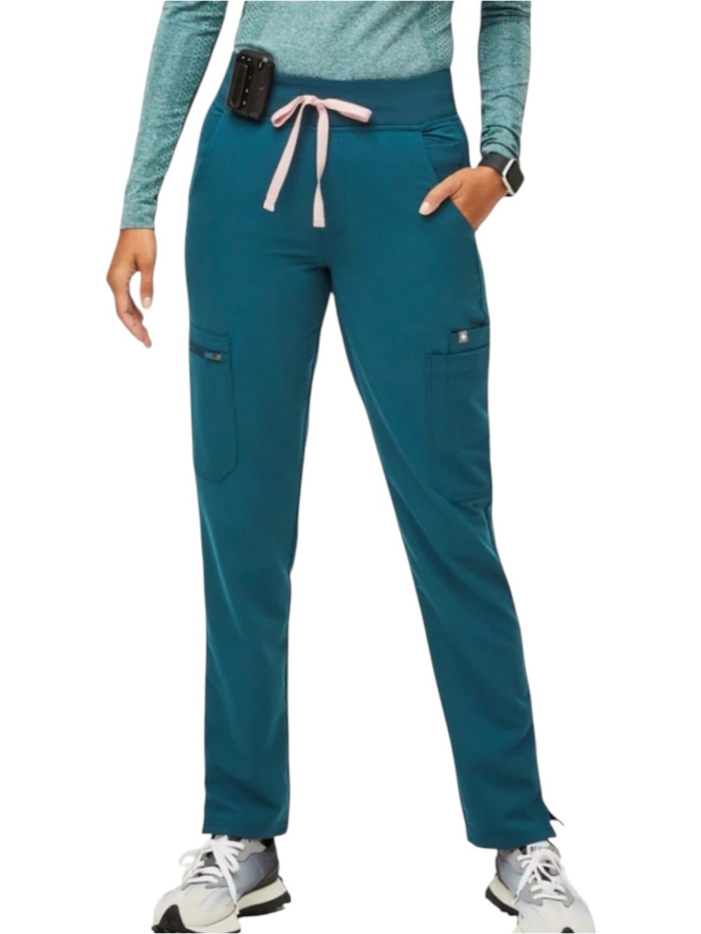 Figs TALL Yola Skinny Scrub Pant Carribean Blue